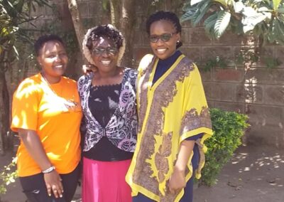 Our hosts here in Nakuru, Mum with daughters either side. Mum is a Force of Nature/Prayer Warrior/Great Faith/Refudge provider for God's people and much more