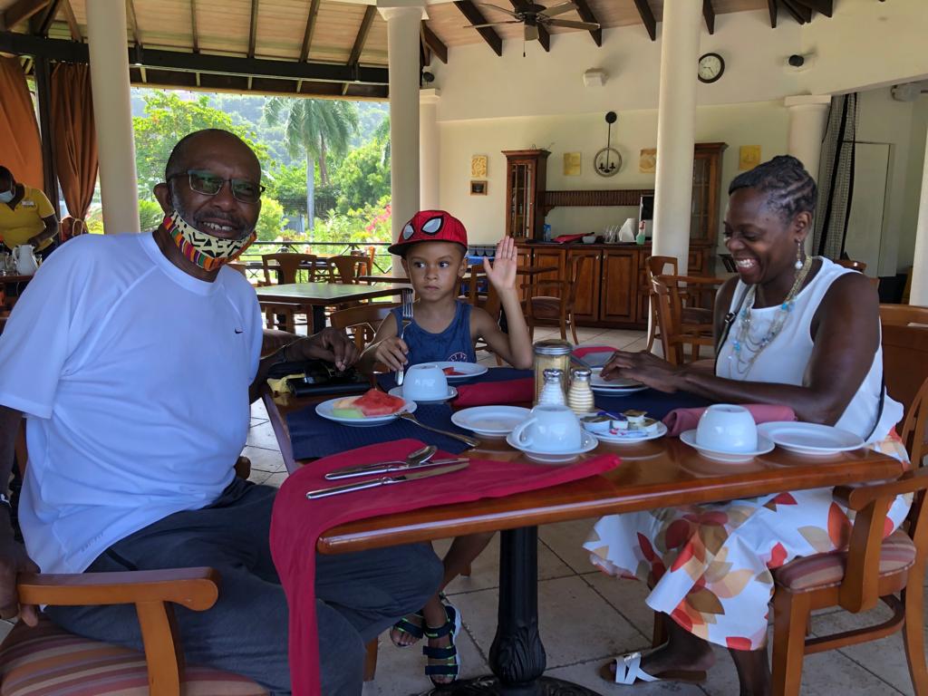 Loxley, Jayden and Paulette in Granada